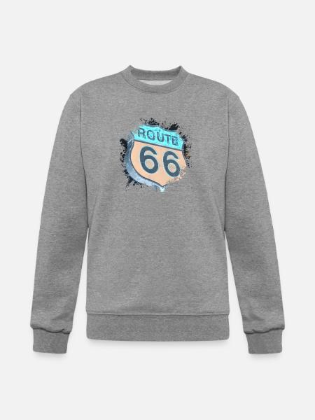Route 66 - Champion Unisex Powerblend Sweatshirt - heather gray