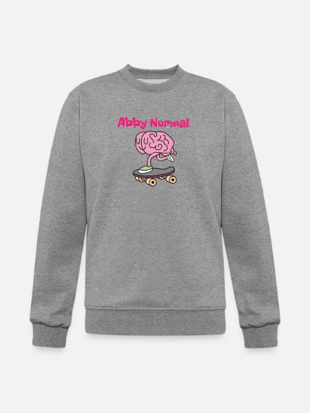 Abby Normal Brainskating - Champion Unisex Powerblend Sweatshirt  - heather gray