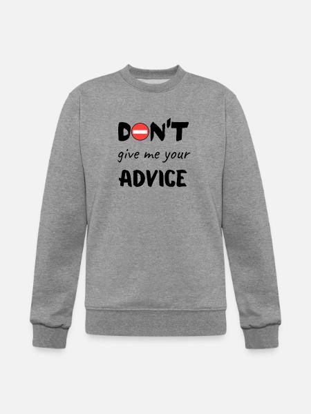 No advice gift - Champion Unisex Powerblend Sweatshirt - heather gray