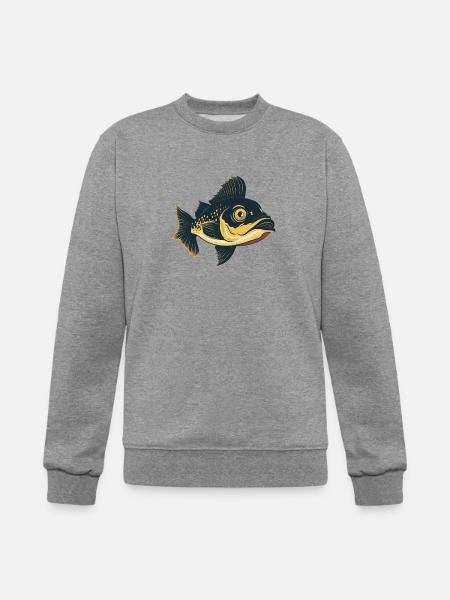 Fishing Trout Fisherman - Champion Unisex Powerblend Sweatshirt - heather gray