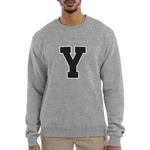 Varsity Letter Y Collegiate Alphabet Art - Champion Unisex Powerblend Sweatshirt 