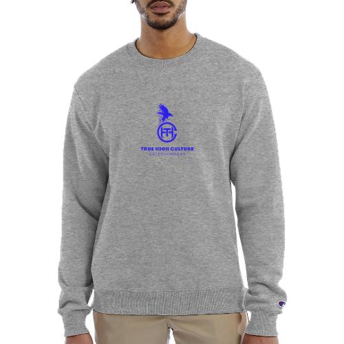 THC logo Blue - Champion Unisex Powerblend Sweatshirt 