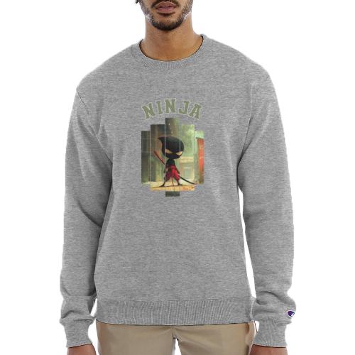 Cute Ninja Attack - Champion Unisex Powerblend Sweatshirt 