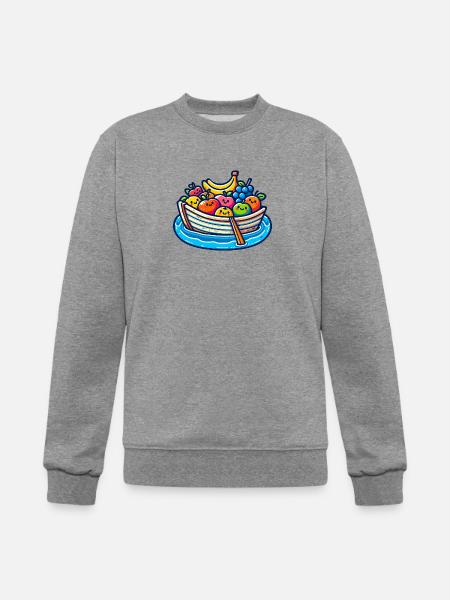 Fruity Boat Adventure - Champion Unisex Powerblend Sweatshirt - heather gray