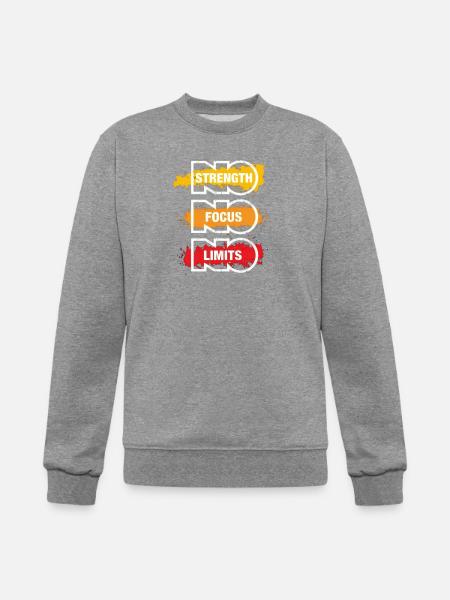 No Limits: Strength Focus - Champion Unisex Powerblend Sweatshirt - heather gray