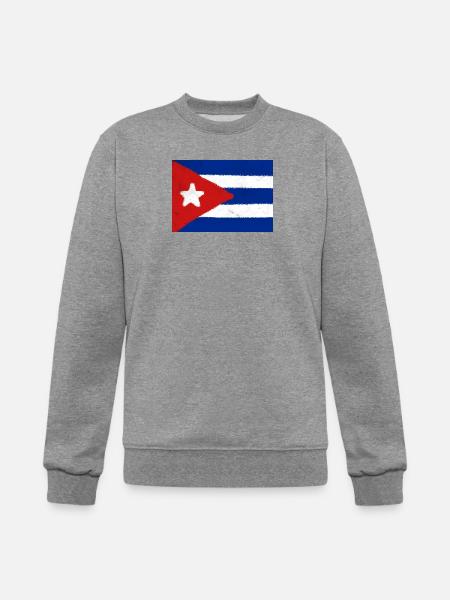 Cuban flag  - Champion Unisex Powerblend Sweatshirt  - heather gray