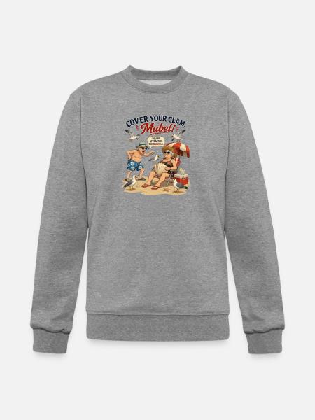 Cover Your Clam Mabel - Champion Unisex Powerblend Sweatshirt - heather gray