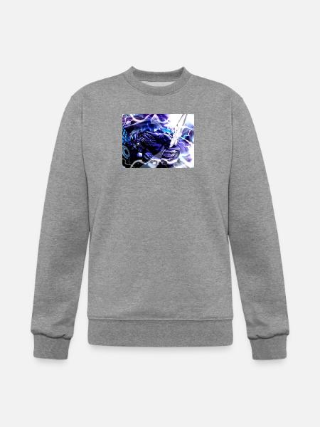 Moonlit Oni Blade - Champion Unisex Powerblend Sweatshirt - heather gray