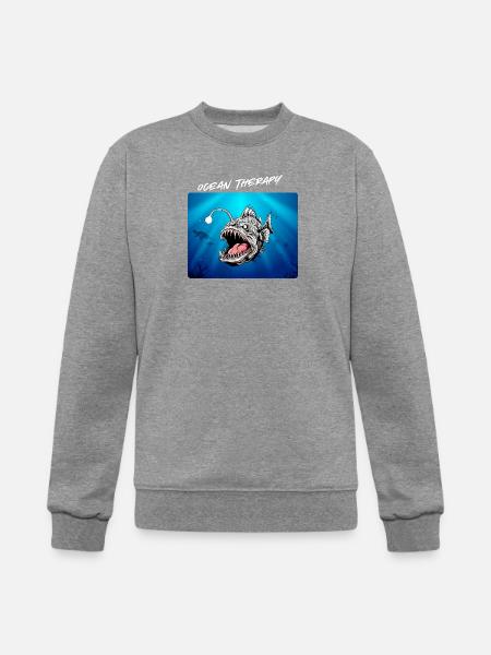 Ocean_Therapy - Champion Unisex Powerblend Sweatshirt - heather gray