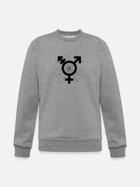 Trans support - Champion Unisex Powerblend Sweatshirt - heather gray