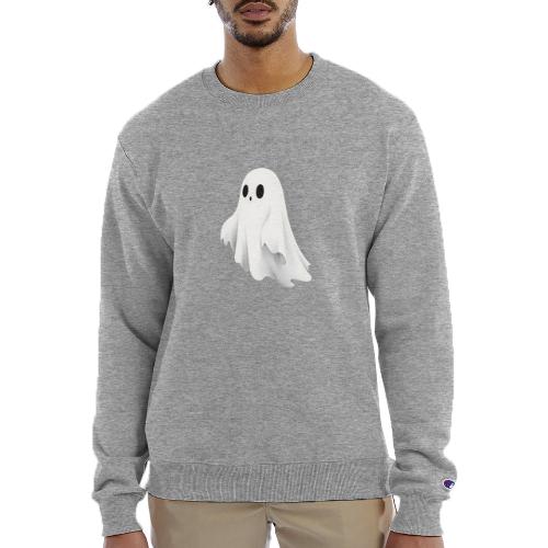 Cute Ghost Cartoon Design - Champion Unisex Powerblend Sweatshirt 