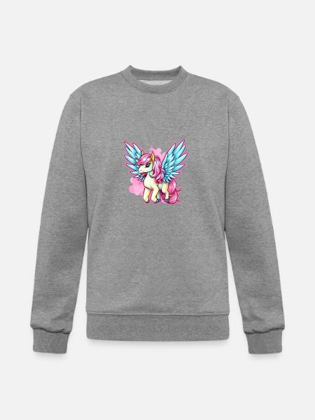 Pegasus - Champion Unisex Powerblend Sweatshirt  - heather gray