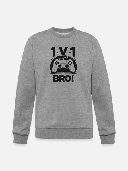 1v1 Bro - Champion Unisex Powerblend Sweatshirt  - heather gray