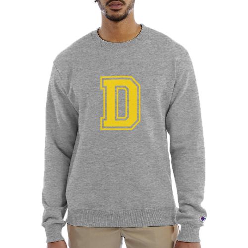 Letter D – Capital Athletic Alphabet Monogram - Champion Unisex Powerblend Sweatshirt 