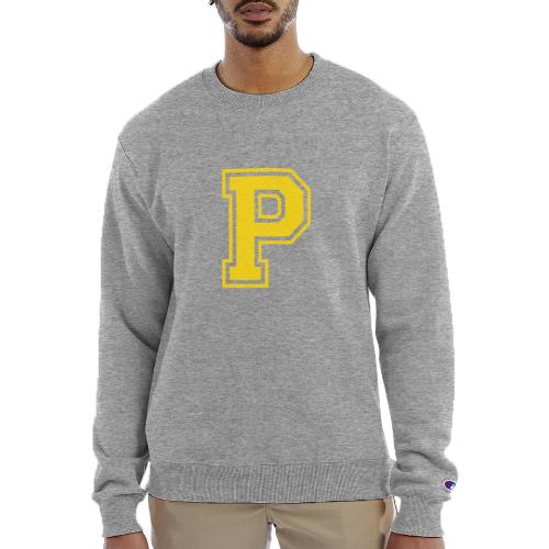 Letter P – Capital Athletic Alphabet Monogram - Champion Unisex Powerblend Sweatshirt 