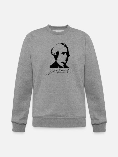 John Hancock - Champion Unisex Powerblend Sweatshirt - heather gray