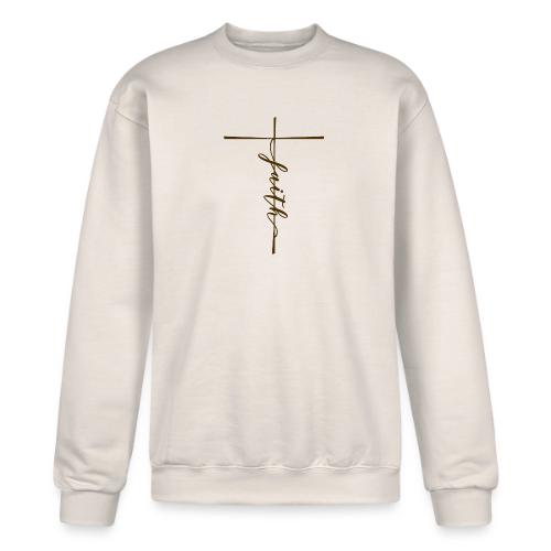 Faith for shirt 01aPNG Brown - Champion Unisex Powerblend Sweatshirt 