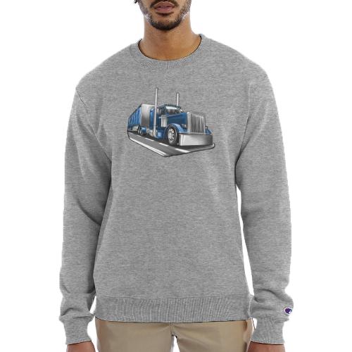 Big Rig Semi Truck American Truck - Champion Unisex Powerblend Sweatshirt 