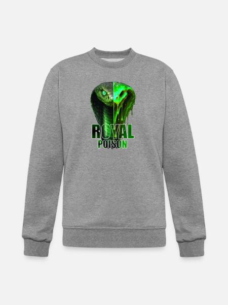 Royal Poison Serpent Split - Champion Unisex Powerblend Sweatshirt - heather gray