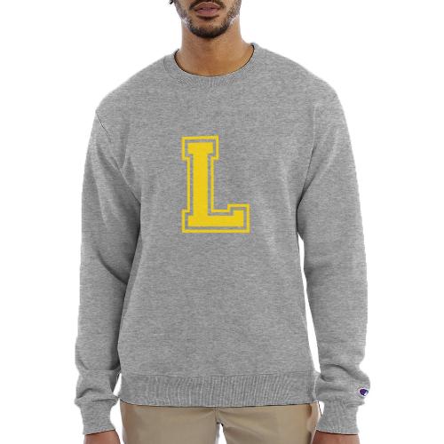 Letter L – Capital Athletic Alphabet Monogram - Champion Unisex Powerblend Sweatshirt 