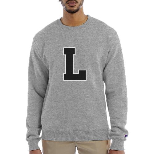 Varsity Letter L Athletic Monogram - Champion Unisex Powerblend Sweatshirt 
