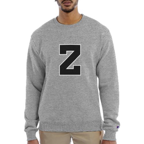 Varsity Letter Z Athletic Font Design - Champion Unisex Powerblend Sweatshirt 