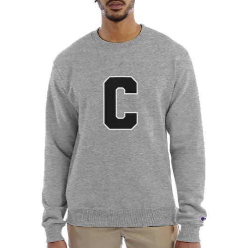Varsity Letter C Collegiate Monogram - Champion Unisex Powerblend Sweatshirt 