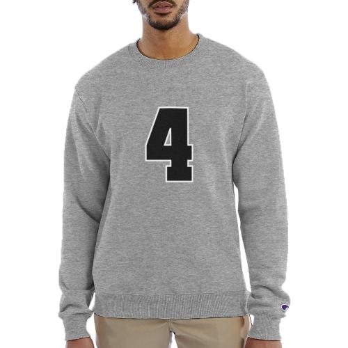 Varsity Number 4 College Style - Champion Unisex Powerblend Sweatshirt 