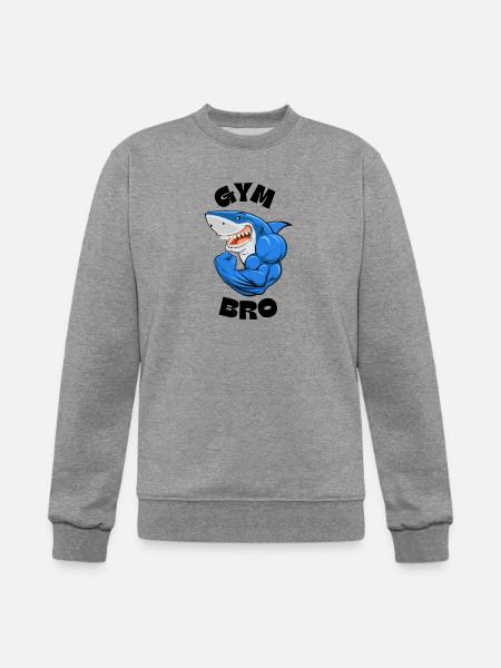 Gym bro - Champion Unisex Powerblend Sweatshirt - heather gray