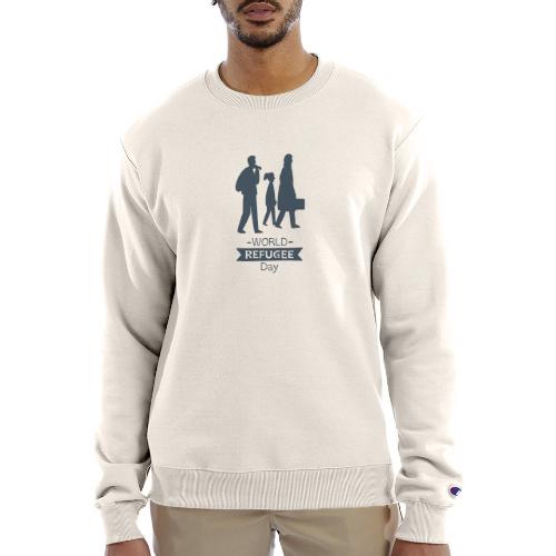 world refugee day black - Champion Unisex Powerblend Sweatshirt 