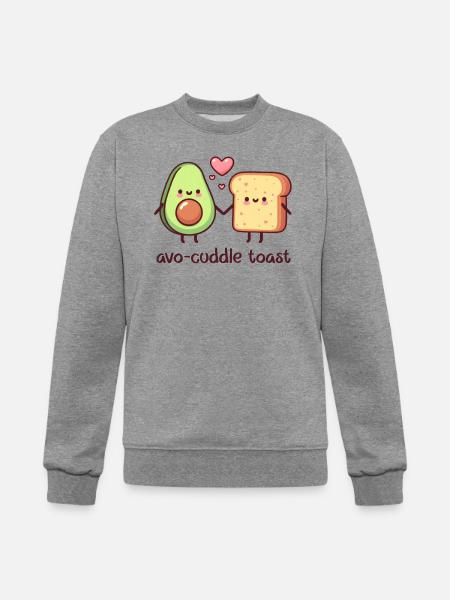 avo-cuddle toast - Champion Unisex Powerblend Sweatshirt - heather gray