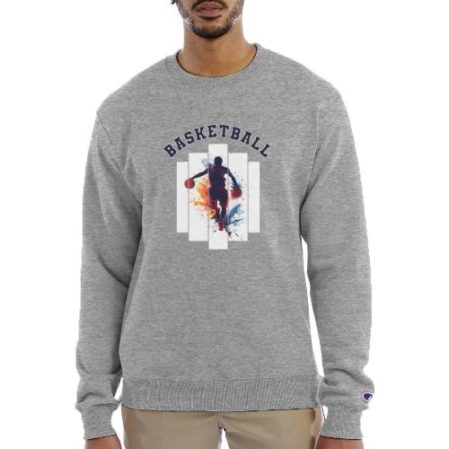 Basketball Never Stops - Champion Unisex Powerblend Sweatshirt 