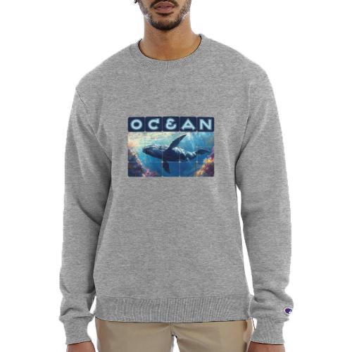 Ocean: Majestic Deep - Champion Unisex Powerblend Sweatshirt 