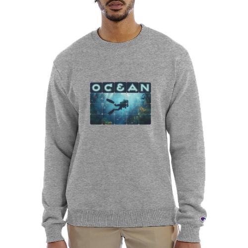 Ocean: Beneath the Blue - Champion Unisex Powerblend Sweatshirt 