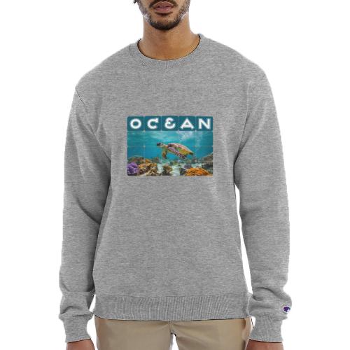 Ocean: Gentle Voyager - Champion Unisex Powerblend Sweatshirt 