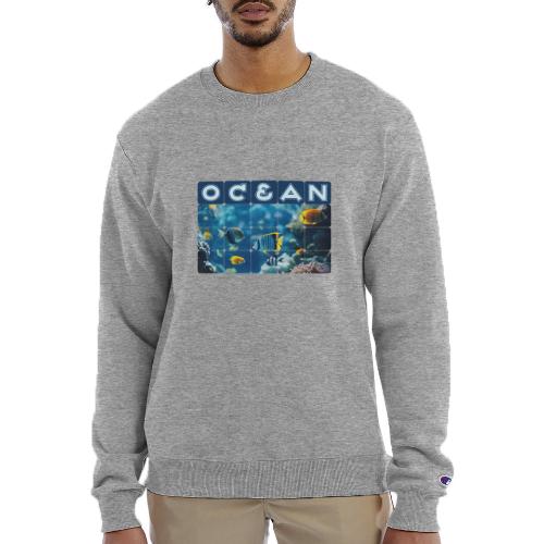 Ocean: Underwater Radiance - Champion Unisex Powerblend Sweatshirt 