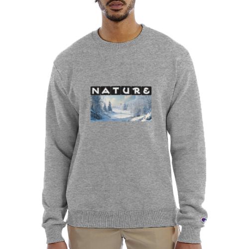 Nature: Frozen Horizon - Champion Unisex Powerblend Sweatshirt 