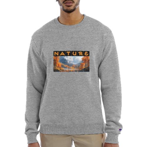 Nature: Golden Autumn Escape - Champion Unisex Powerblend Sweatshirt 