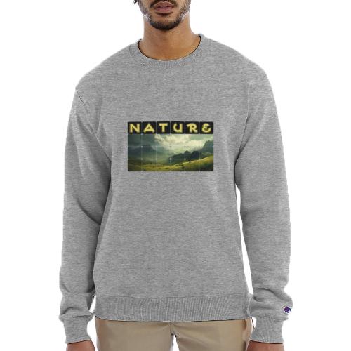 Nature: Verdant Peaks - Champion Unisex Powerblend Sweatshirt 