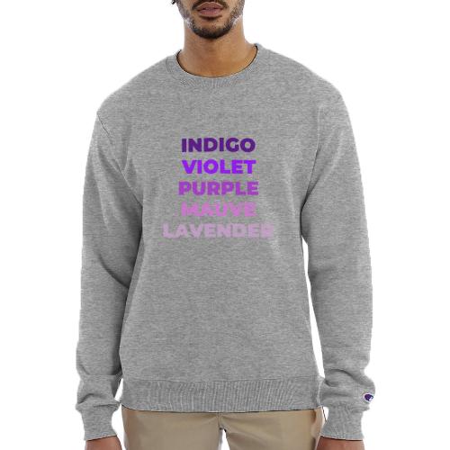 Shades of Purple - Champion Unisex Powerblend Sweatshirt 