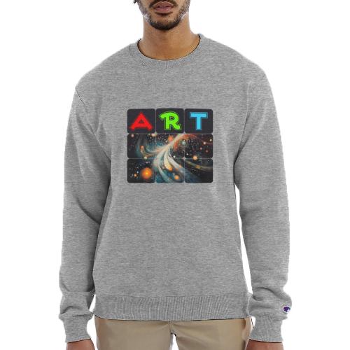 Swirls of Colorful Art - Champion Unisex Powerblend Sweatshirt 