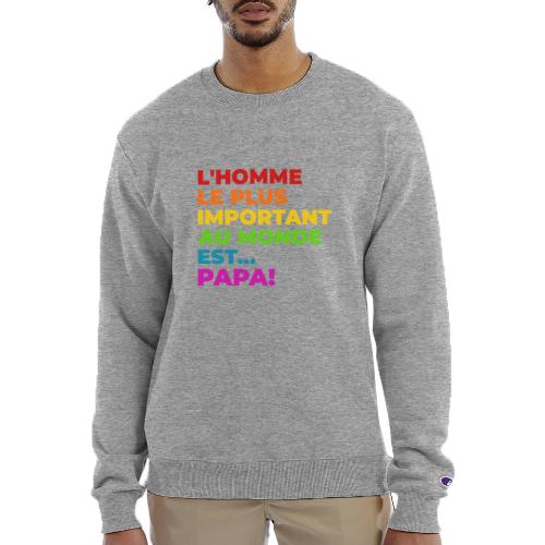Dad: The Most Precious Man in the World - Champion Unisex Powerblend Sweatshirt 