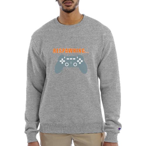 Respawning Gamer Controller Design - Champion Unisex Powerblend Sweatshirt 