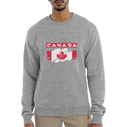 Canada, Inspired by the Canadian flag - Champion Unisex Powerblend Sweatshirt 