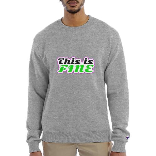 This Is Fine Balance - Champion Unisex Powerblend Sweatshirt 