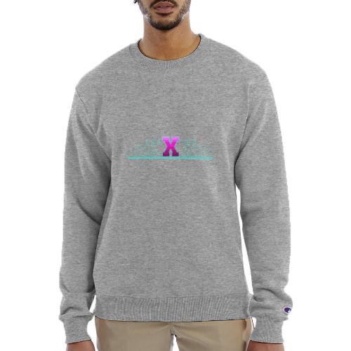 Letter X – Capital Varsity Alphabet Monogram - Champion Unisex Powerblend Sweatshirt 