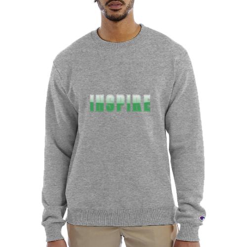 Inspire Word Art Design - Champion Unisex Powerblend Sweatshirt 