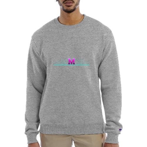 Letter M – Capital Varsity Alphabet Monogram - Champion Unisex Powerblend Sweatshirt 
