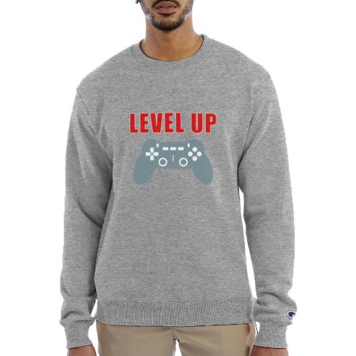 Level Up Gamer Controller Apparel - Champion Unisex Powerblend Sweatshirt 