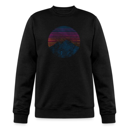 Mountain Sunset - Champion Unisex Powerblend Sweatshirt 